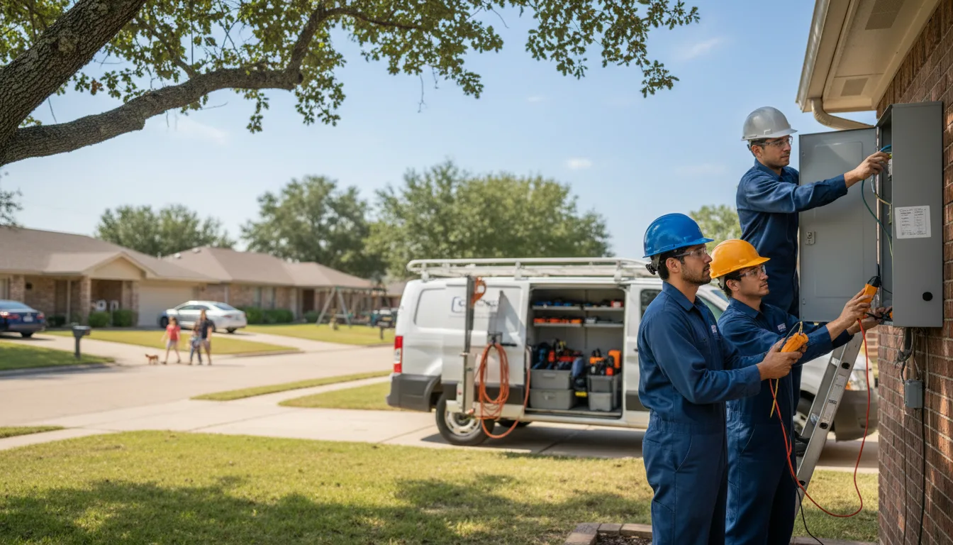 Certified electrician providing emergency electrical services in Alberta, AL